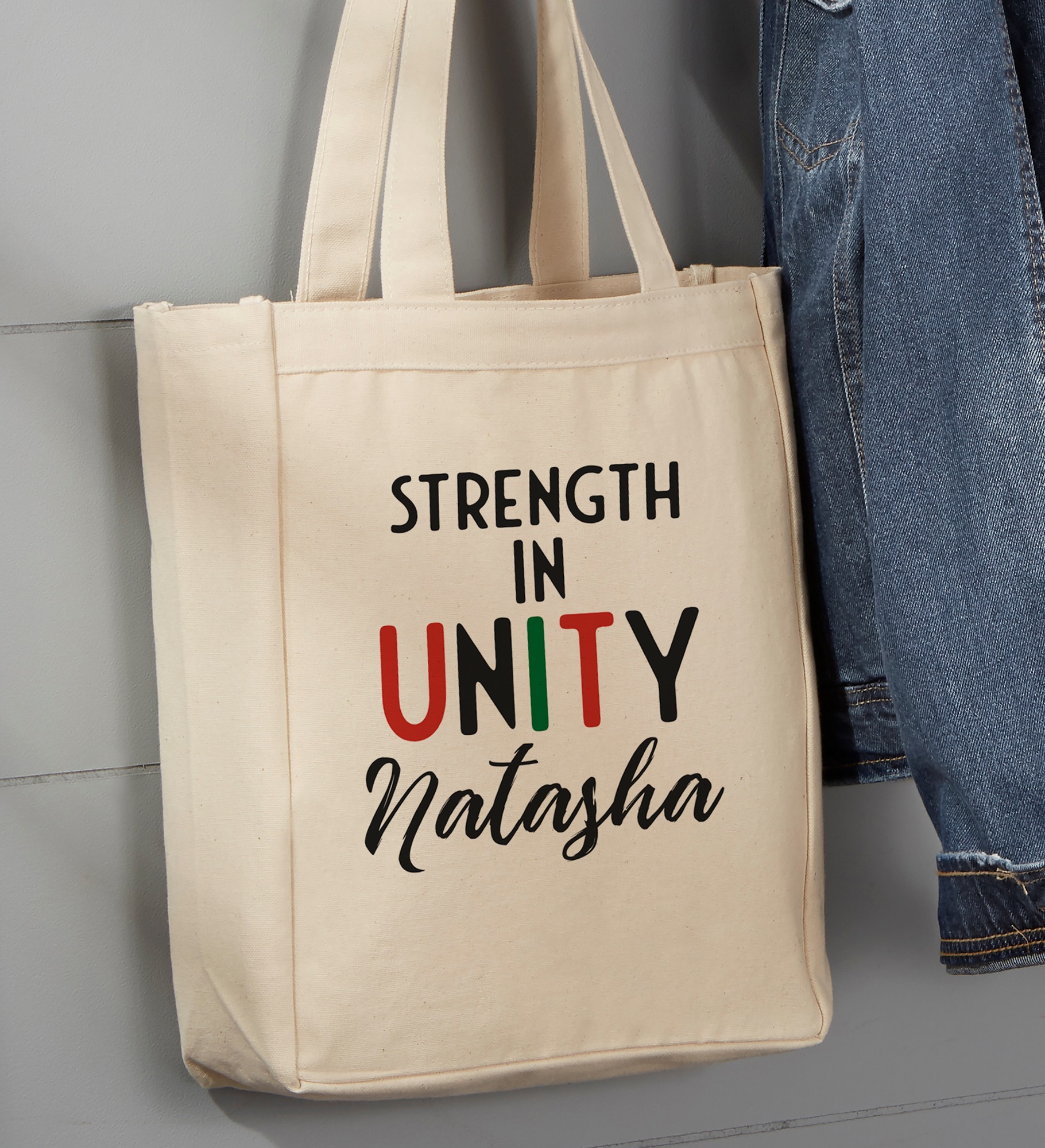 Kwanzaa Personalized Canvas Tote Bags